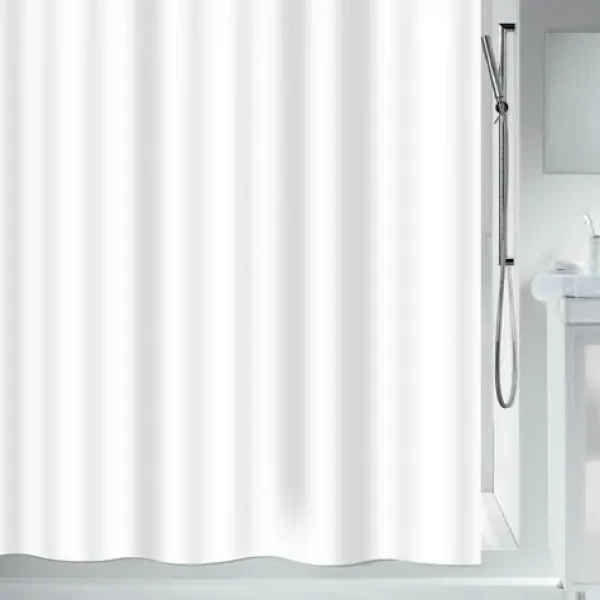 Spirella SECURITAS sprchový záves 180 x 200 cm biely/polyester (7610583191441)