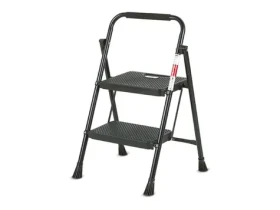 Lamart Eurostep Schodíky 2 stupne 150kg čierna / oceľ (8590669373536)
