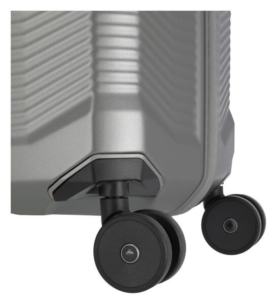 Malý škrupinový kufor Travelite Millennium S Silver