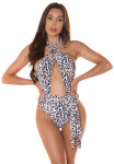 Soo Sexy! Neck-Monokini with Animal Print LEO