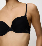 Triumph - LOVELY MICRO Push-up: mäkké mikrovlákno Triumph BLACK 85D