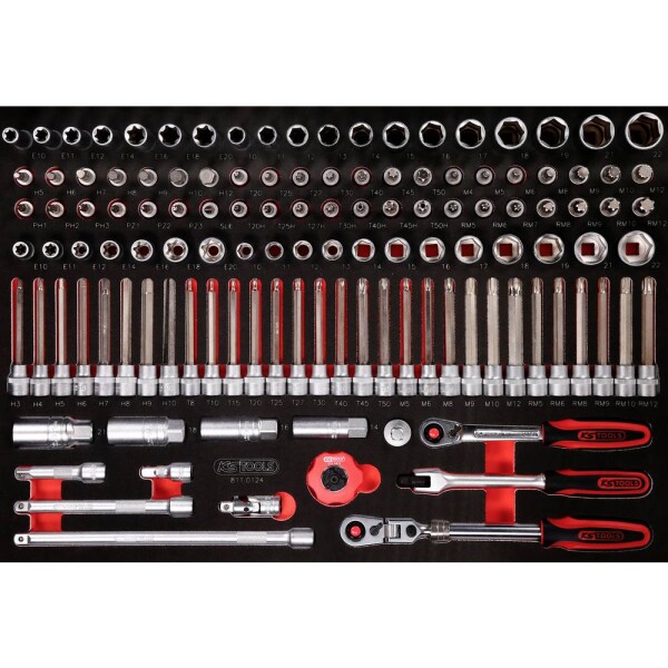 KS Tools 811.0124 súprava nástrčných kľúčov, 811.0124; 811.0124
