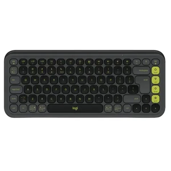 Logitech POP Icon Keys grafitová / Bezdrôtová klávesnica / Bluetooth / US layout / membránová (920-013071)
