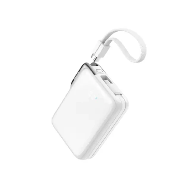 Joyroom JR-PBF27 Pre biela / Powerbanka / 10000mAh / 30W / 1x USB-C / 1x Lightning + 1x USB-C kábel (6956116762254)