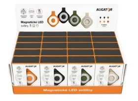 Aligator Sada 20 ks magnetických LED svietidiel / Sada LED svietidiel / MagSafe / 6 režimov svietenia / USB-C