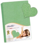Froté prestieradlo 160x200 040 zelená K5