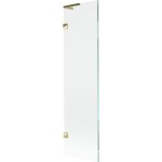 MEXEN/S - Lunar L vaňová zástena FIX 50 x 150, transparent, zlatá 897L-050-000-50-00