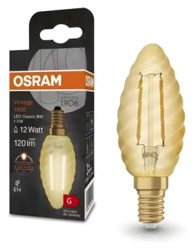 OSRAM LED žiarovka E14 / 1,5 W / 2400K / 230V (4099854091513)