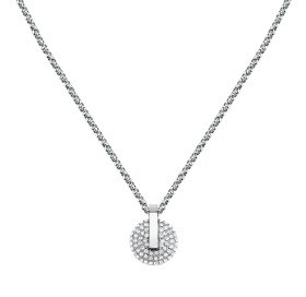Trussardi Trblietavý oceľový náhrdelník pre ženy T-Round TJAYF06