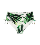 SUMMER PALM - Maxi bikiny s vysokým krytím a nastaviteľnými bokmi Triumph GREEN COMBINATION 42