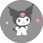 Jedlý papier Kuromi 19,5 cm - Pictu Hap - Pictu Hap