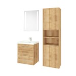 Mereo Zrkadlo 60x70 cm s LED osvetlením a odhmlievaním CN155