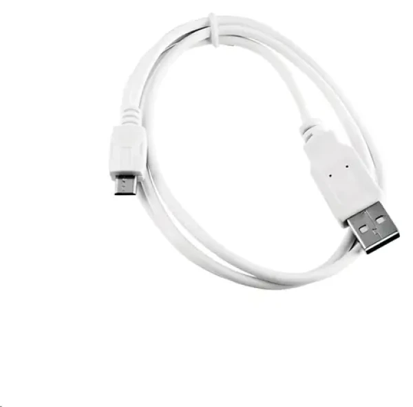 C-tech Micro USB kábel 1 m biela / USB 2.0 A (M) - Micro USB B (M) (CB-USB2M-10W)