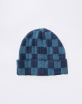 Service Works Chunky Check Beanie Navy