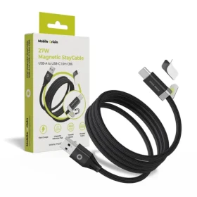 Mobile Origin Magnetic StayCable USB-A to USB-C / 1.5m / 27W / CB6 (MO-27WMS-CB6)
