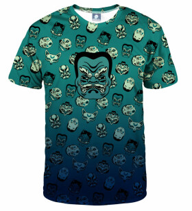 Aloha From Deer Kabuki Mask Drowned T-Shirt TSH AFD925 Blue