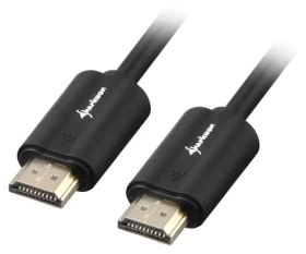 Sharkoon HDMI čierna / Kábel / HDMI - HDMI / 4K / Ethernet / 3 m (4044951018048)