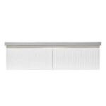 Kúpeľňová skrinka s umývadlom SAT Evolution 118x30x44, 8 cm biela mat SATEVO120WMU4 SATEVO120WMU4