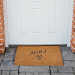 Bella Rose Rohožka z kokosových vláken Ahoj / Srdíčko