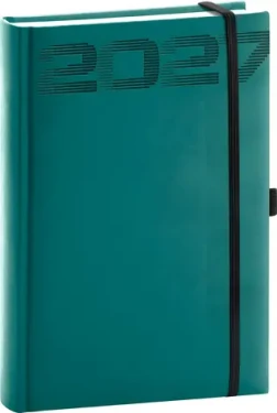 NOTIQUE Aprint Top 2027 petrolejový / Denný diár / 15 × 21 cm