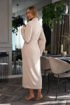 L&L 2558 Celeste dlhý dámsky župan M-2XL ametyst L