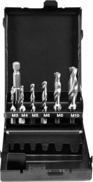 Sada vrtáků Yato s bateriemi M3-M10 7 ks.