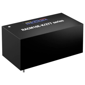 RECOM zabudovateľný sieťový zdroj AC/DC, uzavretý 24 V 24 A 16 W; RACM16E-24SK/277