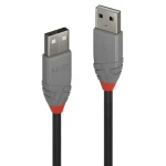 Lindy Anthra Line USB-A - USB-A čierna 0,2 m / USB kábel / USB 2.0 / 480 Mbit/s (36690)