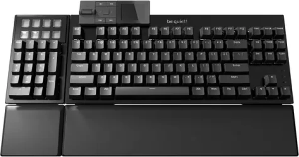 Be quiet! DARK MOUNT SILENT TACTILE čierna / Mechanická klávesnica / USB / RGB / Displej (BT002US)