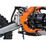 Mamido Detská benzínová motorka RamiGO ULTRA 66 125CC oranžová