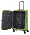 Stredný textilný kufor Travelite Corsiica M Fresh Green