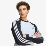 Tričko adidas 3-Stripes Long-Sleeve Top Long-Sleeve Top Crystal Sky XXL