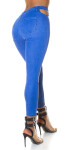 Sexy Highwaist Jeans with cut-out denimblue L