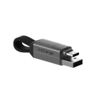 Rolling square inCharge 6 šedá / magnetický kábel 6v1 / USB / USB-C / Lightning / MicroUSB / 15W (RS-SIX01R)