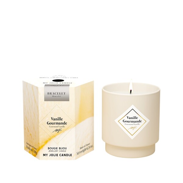 My Jolie Candle Vonná sviečka 36h s náramkom Silver Les Surprenantes Gurmánska Vanilka 320290