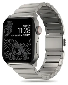 Tech-Protect SteelBand titánová / Remienok / Pre Apple Watch 4/5/6/7/8/9/SE/Ultra 1/2 / 42/44/45/49 mm