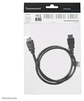 Neomounts HDMI3MM čierna / Kábel HDMI / High Speed / 1 m / 10,2 Gbit/s (HDMI3MM)