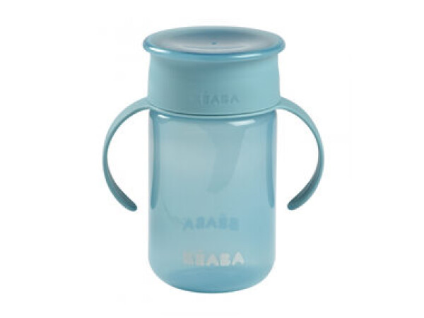 Beaba Hrnček trénovací 360 ° Blue 340 ml 12m + (913572BB)