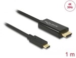 DeLock Kábel USB Type-C (M) - HDMI (M) / DP Alt Mód 1m čierna / 4K / 30Hz (85258)