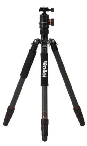 Rollei Statív C6i Karbón / Záťaž 12kg / Vytiahnutý 171.5 cm / Karbón / Čierny (22611)