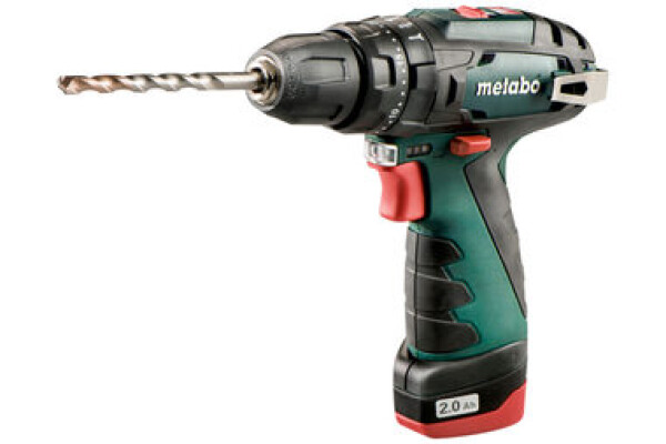 Metabo PowerMaxx SB Basic / Aku Príklepová vŕtačka / 10.8V / 2x2.0Ah / 10mm skľučovadlo / 1400 ot-min / 2100 príklepov-min (600385500)