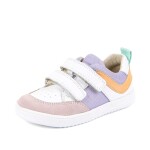 Dievčenské barefoot textilné tenisky LOOP WHITE/LILA Froddo G3130282-8 - 25