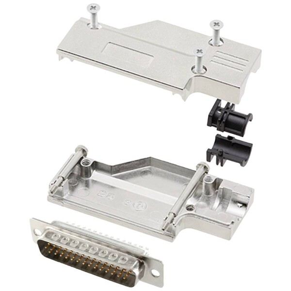 Encitech DCMR25-FK-HDP44-W-K 6355-8066-03 sada D-SUB kolíkové lišty 90 ° Pólov: 44 spájkovaný 1 ks; 6355-8066-03