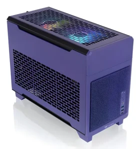 Thermaltake TR100 fialová / Počítačová skriňa / Mini-ITX / SFX zdroj / 280mm AIO / USB-C (CA-11A-00SNNN-00)