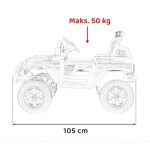 Mamido Elektrické autíčko OFF ROAD 4x4 SPORT červené