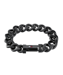 Tommy Hilfiger Výrazný čierny náramok z ocele Wild 2790639