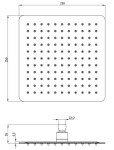 DEANTE - Therm chróm - Sprchový stĺp, so sprchovou batériou, termostat NAC_04HT