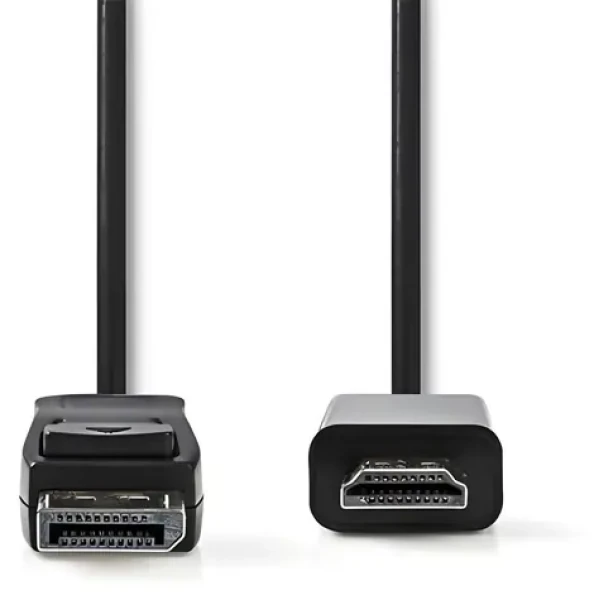 Nedis CCGB37100BK20 čierna / Kábel DisplayPort - HDMI / DisplayPort zástrčka - HDMI konektor / 2 m (CCGB37100BK20)