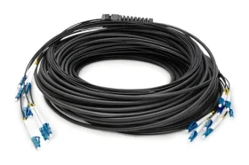 Digitus DK-2A338U100BK-BBB čierna / Optický kábel / LC/UPC duplex / Singlemode OS2 / 8x LC / 100 m (DK-2A338U100BK-BBB)
