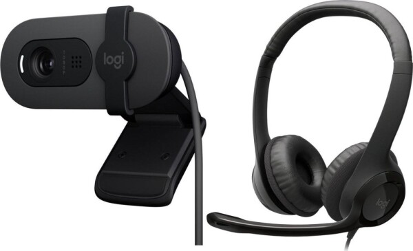 Logitech Brio 100 (960-001585) + H390 (981-000406)
